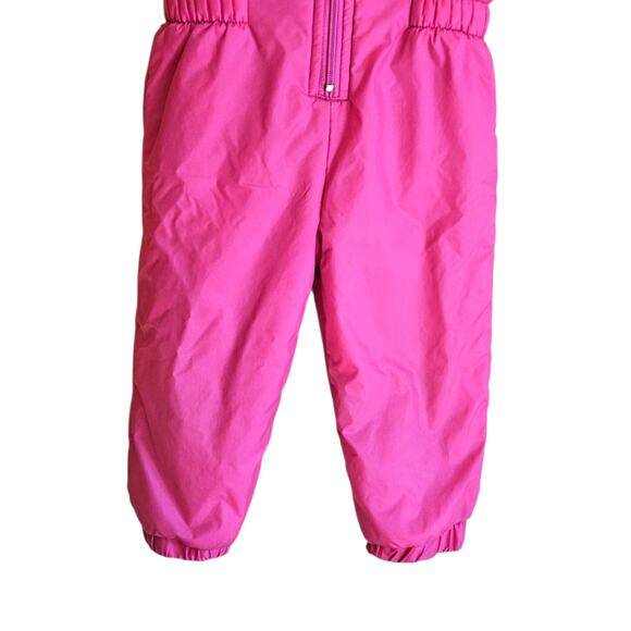 Lands End Snow Pants Bibs Pink Toddler Size 2T - Picture 3 of 5